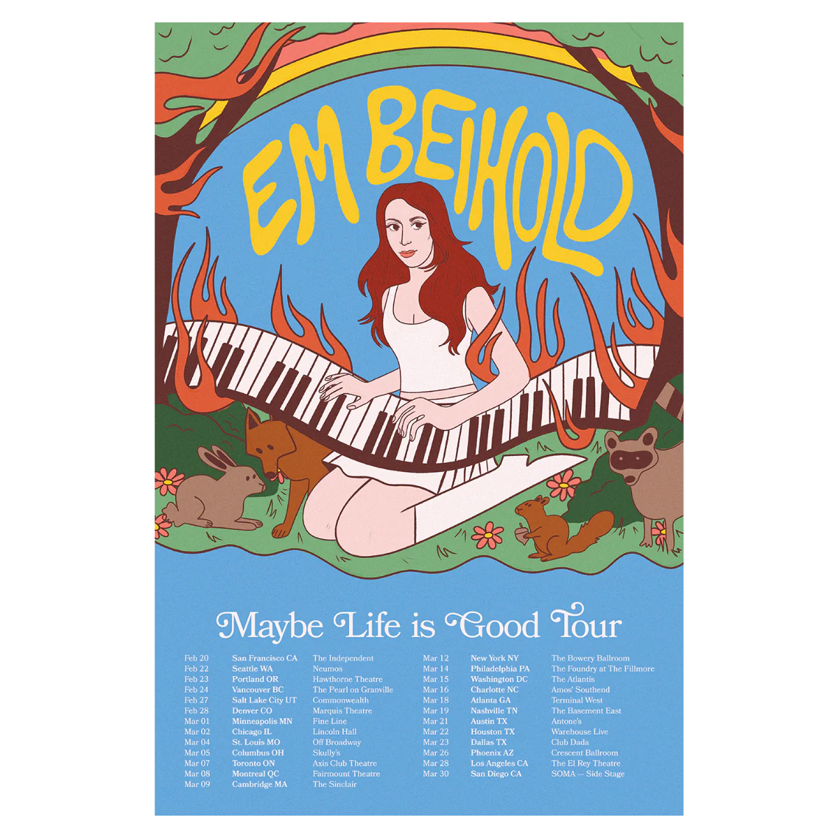 Maybe Life Is Good Tour Poster
