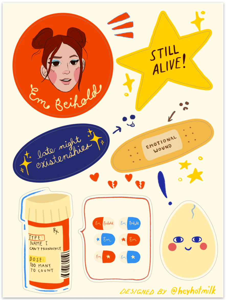 Sticker Sheet 3-Pack Sheet 1