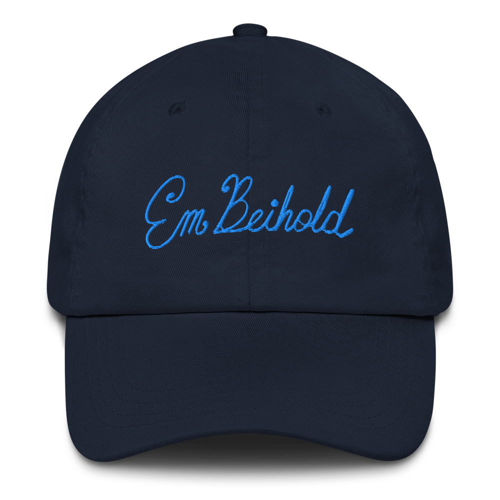 Em Beihold Embroidered Hat Front